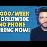 $1000/WEEK EASY NON-PHONE Work From Home Jobs Hiring IMMEDIATELY WORLDWIDE 2023