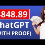 I Tried To Make Money With ChatGPT (Make Money Online With ChatGPT)