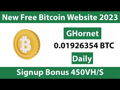 Ghornet Review New Free Bitcoin Mining Website 2023 Free Cloud Mining Website 2023
