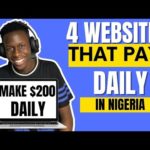 4 WEBSITES THAT WILL PAY YOU DAILY!! (Make Money Online At Home From Nigeria!!)