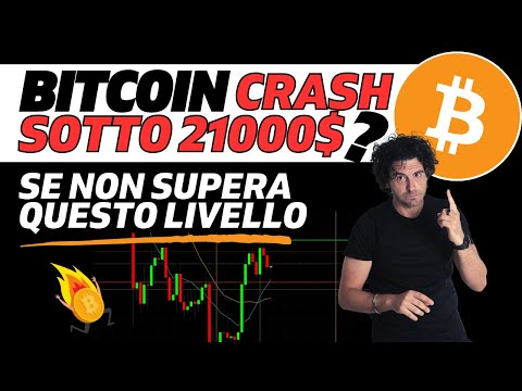 BITCOIN o QUESTO LIVELLO o CRASH sotto i 21000$ | News previsioni e analisi ciclica