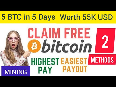Claim 5 BTC in Just 5 Days | Free & Fast Bitcoin Mining | 55K USD Crypto Mining | Earn Free BTC 2023