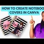 Create Notebook Cover in Canva~ Make Money Online #pouidesigns #canva