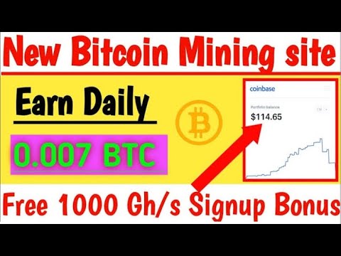 New [ BTC ] Mining Site 2023 | Daily 0.007 BTC Earn | Free Bitcoin Mining Site