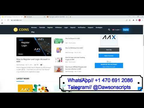 AAX Crypto Exit Scam, How to withdraw your funds successfully