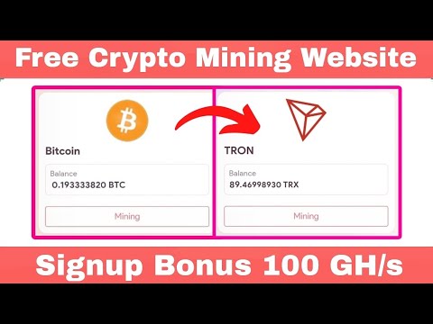 Brand New! crypto mining website { free crypto earning site today }