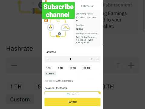 Bitcoin mining from Binance #Btcmining