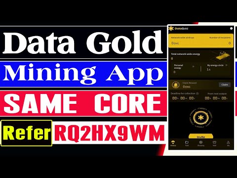 DataGold Mining App | New Free Mining App 2023 | Free Bitcoin Mining | Invitation: RQ2HX9WM