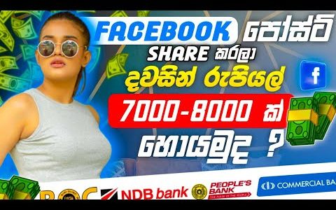 online jobs in sri lanka | online job 2023 | e money sinhala facebook post share and eran money 35$