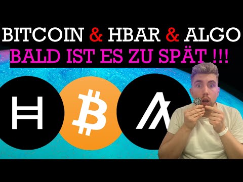 BITCOIN Adaption findet statt ! HBAR einfach stark ! ALGORAND neuer Partner ! Krypto News