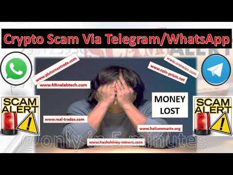 Crypto Scam I Telegram Crypto Scam I WhatsApp Crypto Scam I Fake Website I Crypto Scam Alert