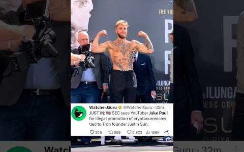 Government Agency LEGAL ACTION Against this YouTuber! | Jake Paul Crypto Scam News #shorts