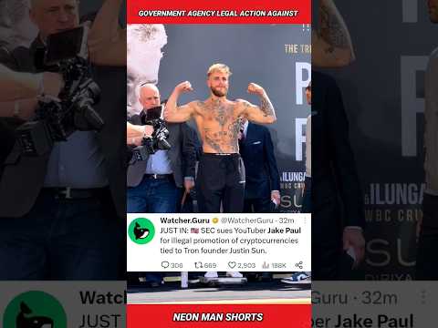 Government Agency LEGAL ACTION Against this YouTuber! | Jake Paul Crypto Scam News #shorts