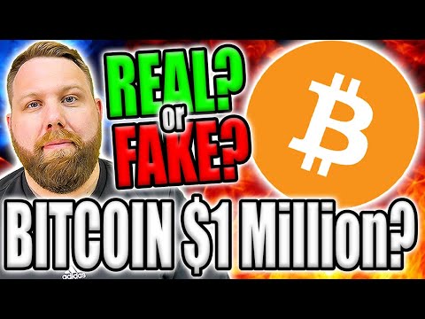 BITCOIN TO $1,000,000 MILLION? IS THIS REAL OR FAKE NEWS? BITCOIN LEVELS..