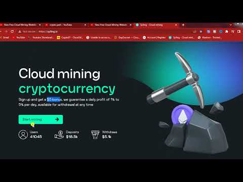 New Free Cloud Mining Website 2022 Free Bitcoin Mining Website Payment Proof free btc syiling review