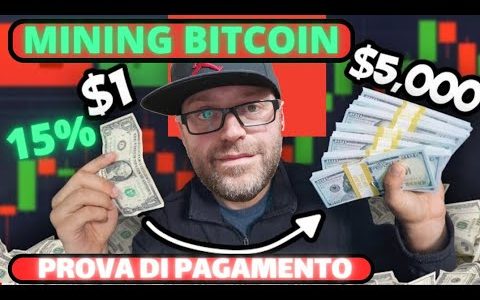 Come Guadagnare Soldi Online – Guadagnare Bitcoin Mining – Prova di pagamento