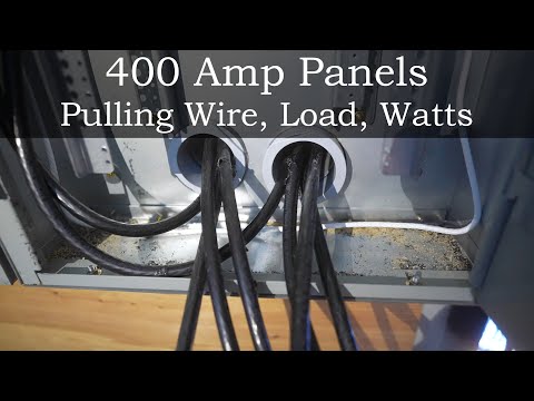 400 Amp Panels: Bitcoin Mining Farm, Copper, Load, Watts