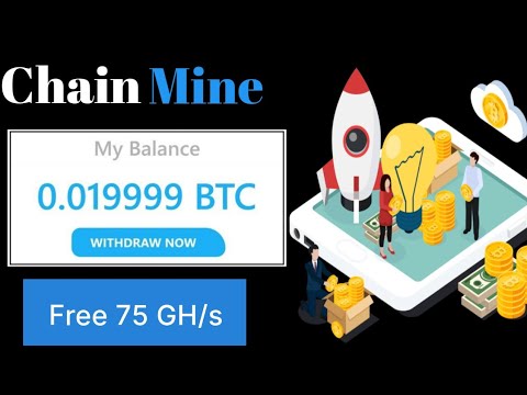 Chain mining Free Bitcoin Mining Website 75 GHz free || New Free Bitcoin Mining Website 2023,