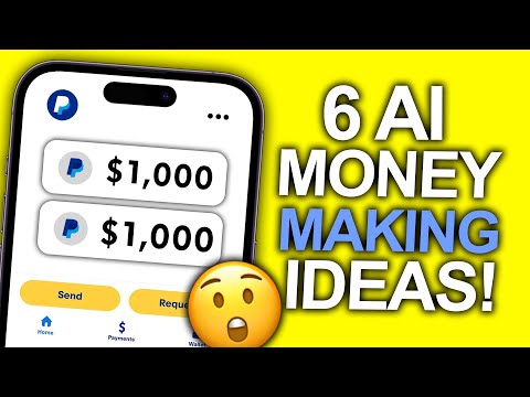 Six Ways To Make Money Online Without Doing Any Work Using AI | Make Money Online 2023