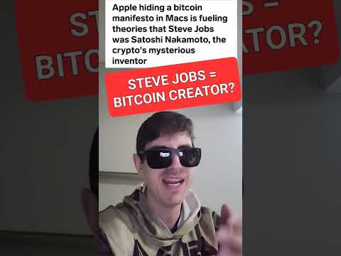 IS STEVE JOBS SATOSHI NAKAMOTO? APPLE BITCOIN CREATOR - NEW MACBOOK HIDDEN WHITEPAPER - CEO TIM COOK