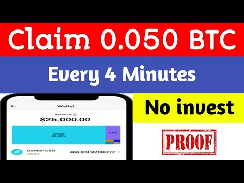 Claim 0.050 BTC Every 4 Minutes / Highest paying jobs in the world / Instant Withdraw
