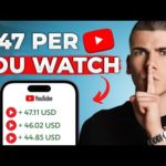 How I Make $470/Hour Watching YouTube Videos (Make Money Online)