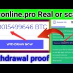Btconline.pro Real or scam || Best Bitcoin mining site without investment || btconline.pro