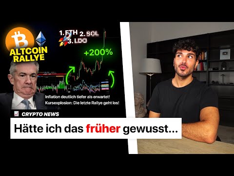 Bitcoin STARTSCHUSS: Ethereum & Altcoin PUMP? Inflation VORBEI! FTX Comeback? | Crypto News