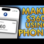 $360 PER HOUR Using Your Phone For Free | Make Money Online 2023
