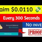 How to Claim $0.0110 Every  300 Seconds / Highest paying blockchain jobs / No investment