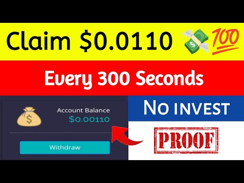 How to Claim $0.0110 Every  300 Seconds / Highest paying blockchain jobs / No investment