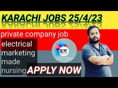 Job in Karachi made nurses marketing jobs Pakistan job #karachijobeefay