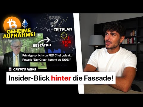 Bitcoin LEAK: Powell sieht großen CRASH & harte Landung! Zeitplan BESTÄTIGT! | Crypto News