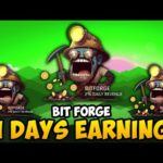 BITFORGE - 21 DAYS EARNINGS UPDATE (EARN 2% PER DAY WITH BITCOIN MINING)