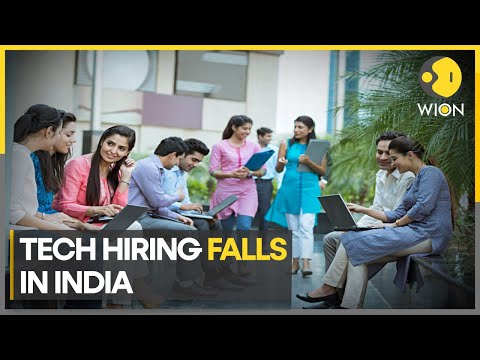 Indian tech hiring was down by 65% in Jan-March quarter | World Business Watch | WION News