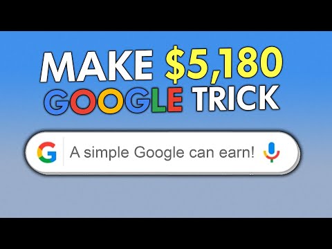 GET PAID $5,180 WITH THIS FREE GOOGLE TRICK! | Make Money Online 2023