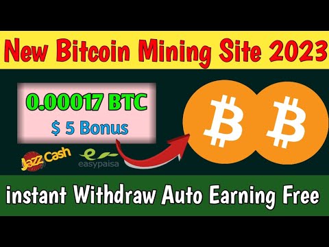 New Bitcoin Mining Site | 2023 Mining Website Without Investment | Instant Withdraw | Tech Aamir 786