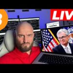 🚨 BITCOIN LIVE: FED, POWELL & INTEREST RATES!!!!!