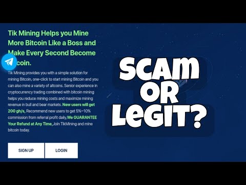 Tikmining.com Scam or Legit? New Free Bitcoin Mining Website 2023l