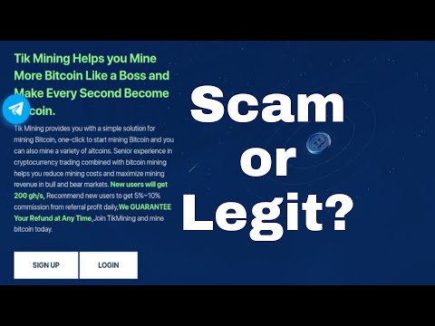 Tikmining Scam or Legit? New Free Bitcoin Mining Site 2023