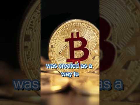 Did you know that Bitcoin was created to.......