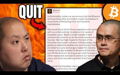 Bitcoin Holders…Binance Leaves Canada | Pepe Pumps
