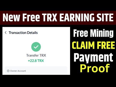 New Free TRX Mining Site || New Crypto Mining 2023 | Tron cloud mining Today