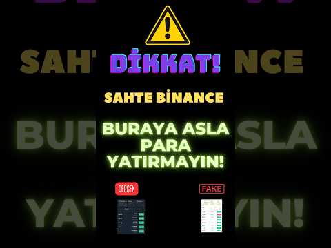 DİKKAT! Sahte binance Asla buraya para yatırmayın! Fake #shorts #crypto #binance #scam #scammer