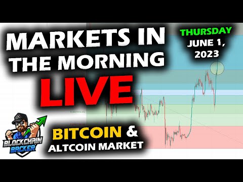 MARKETS in the MORNING, 6/1/2023, Bitcoin and Altcoins Mixed with Debt Ceiling Vote, XRP at RETRACE