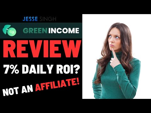 GreenIncome Review - Legit 7% Daily ROI Crypto MLM Or Huge Scam | Greenincome.org