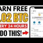Earn FREE 0.02 BTC Every 24 Hours Without Investment | Free Bitcoin Mining Site