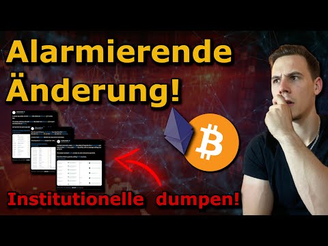 Bitcoin: ALARMIERENDE Binance Änderung! Institutionelle VERKAUFTEN! Krypto-USA am Ende? Krypto NEWS