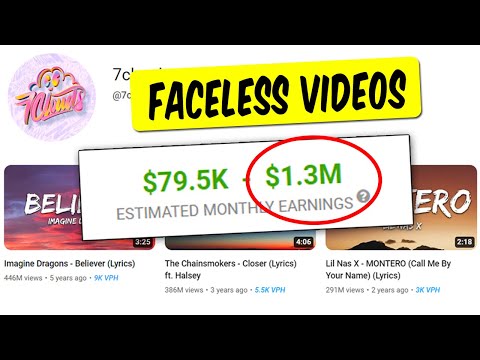 Make $1,000,000 Per Month with Faceless YouTube Channel (Lyrics & Karaoke Videos)