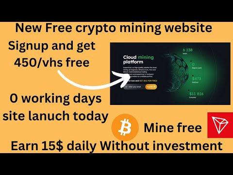 Best free new crypto mining website ll crypto mining site today ll without investment #cryptomining